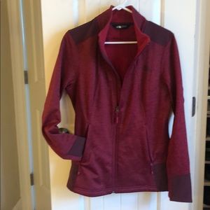 North Face fleece-lined jacket with zipper pockets